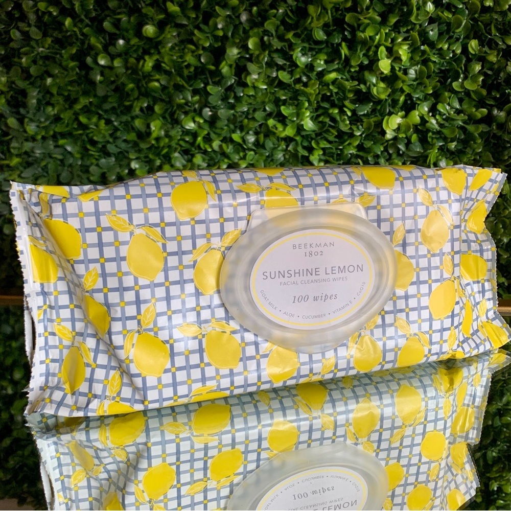 Beekman 1802 SUNSHINE LEMON Facial Cleansing Wipes 100 Count | NEW